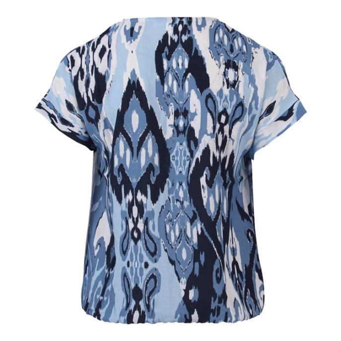 Z Enjoy Blouson blouse vhals Jeans print